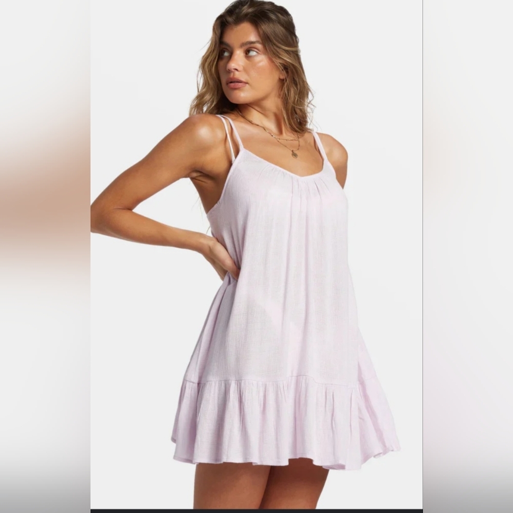 Billabong light purple pero Beach‎ Vibes Beach Cover Up dress size small new